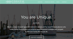Desktop Screenshot of coastalwealthadvisors.com